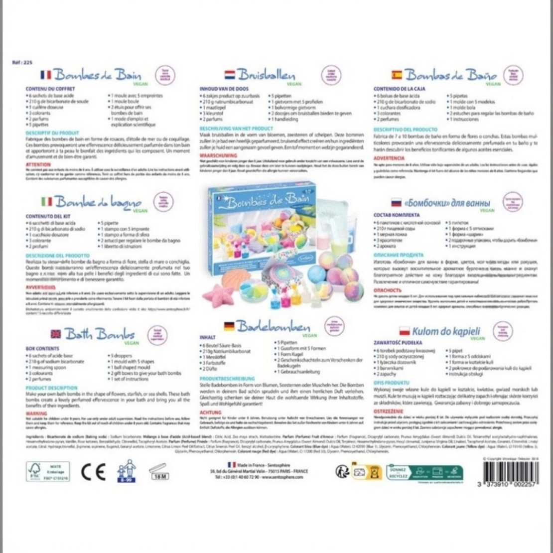 Atelier creativ pentru bombe de baie Bath Bombs Sentosphere