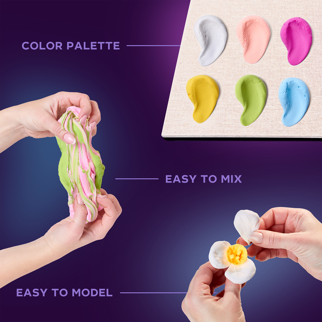 Set de creație senzorială 3D Wood&Craft DIY 