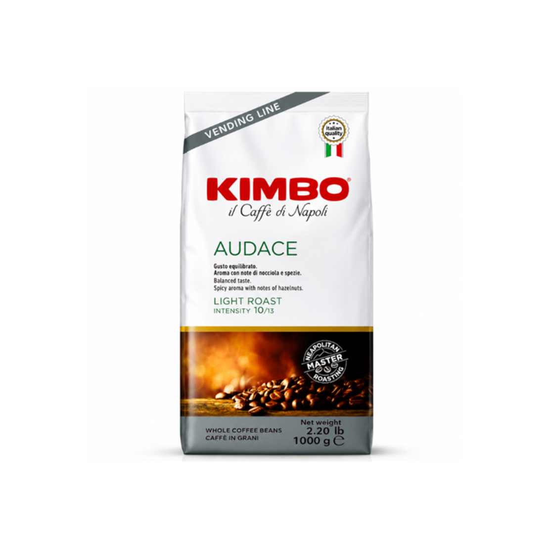 6. Cafea boabe Kimbo Vending Audace 1 kg