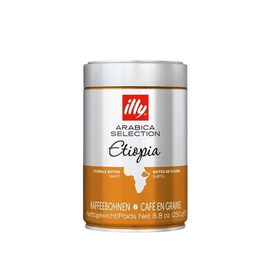 9. Cafea boabe Illy Arabica Selection Etiopia 250 gr