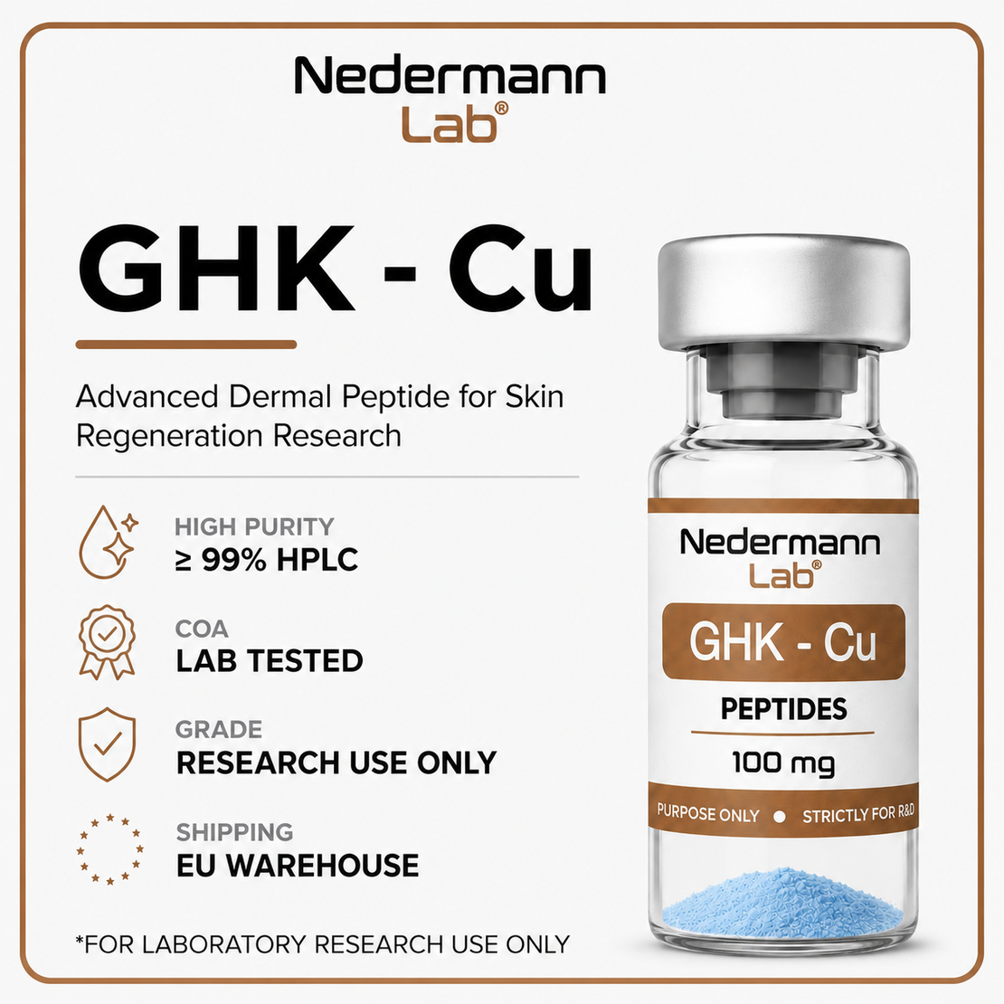 GHK-Cu (Glycyl-L-Histidyl-L-Lysine Copper Complex)