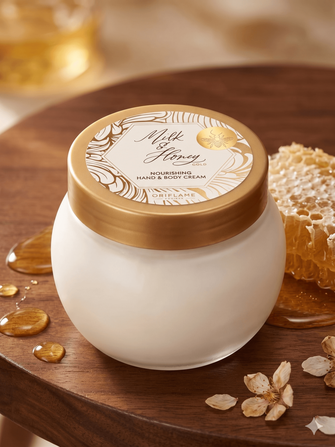 CREMĂ DE MÂINI ȘI CORP HRĂNITOARE MILK&HONEY GOLD