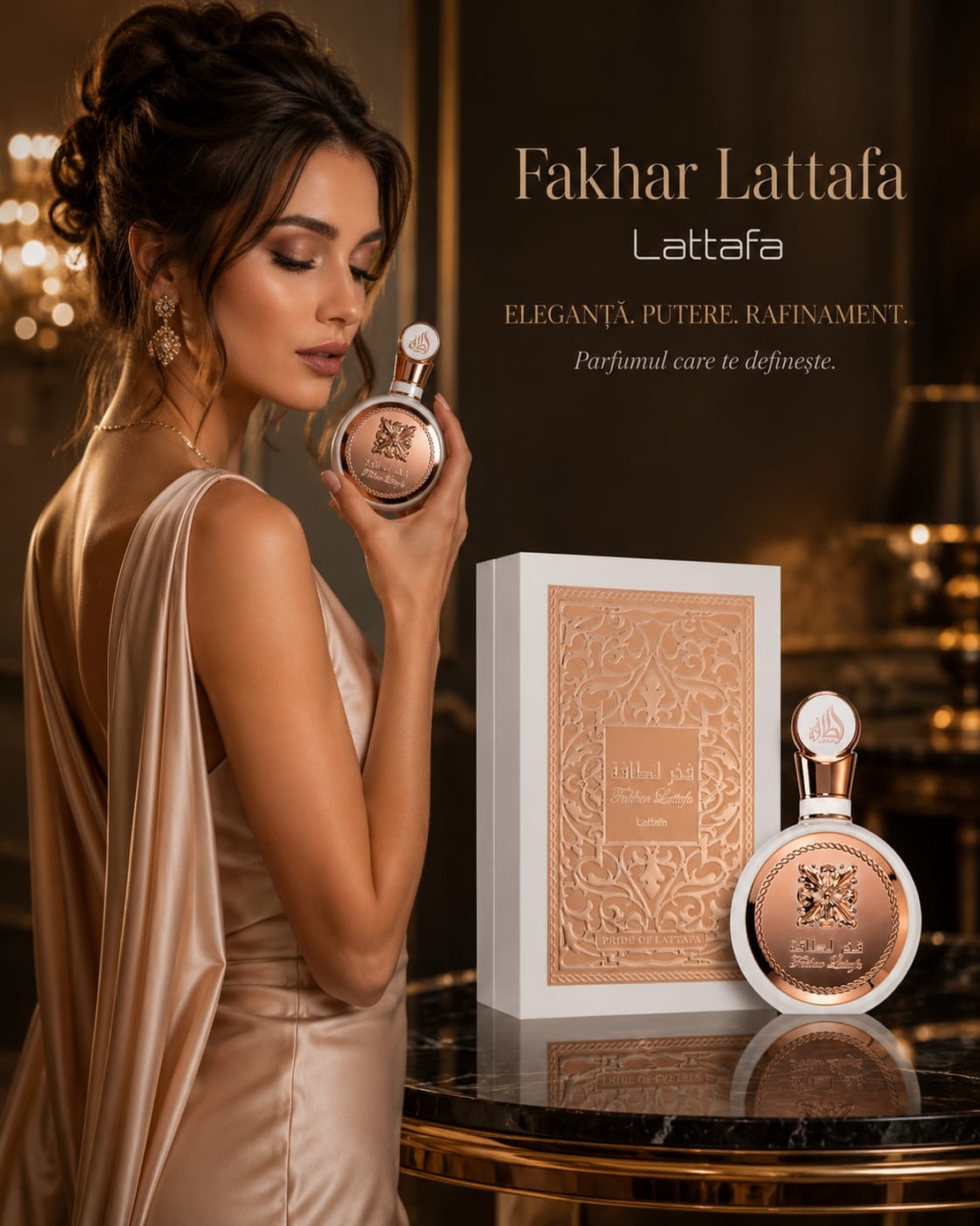 Fakhar Lattafa Femme (Rose Gold) 100ml - Apa de Parfum