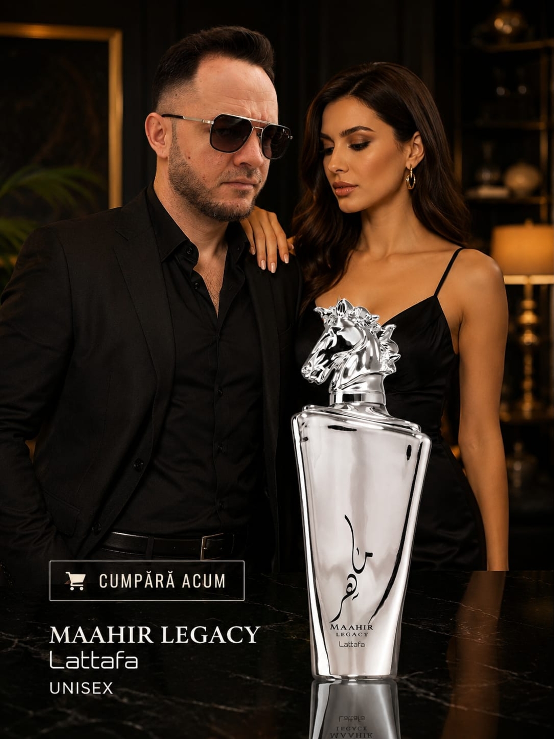 Maahir Legacy Lattafa Eau de Parfum Unisex – Eleganță și Rafinament în Fiecare Pulverizare