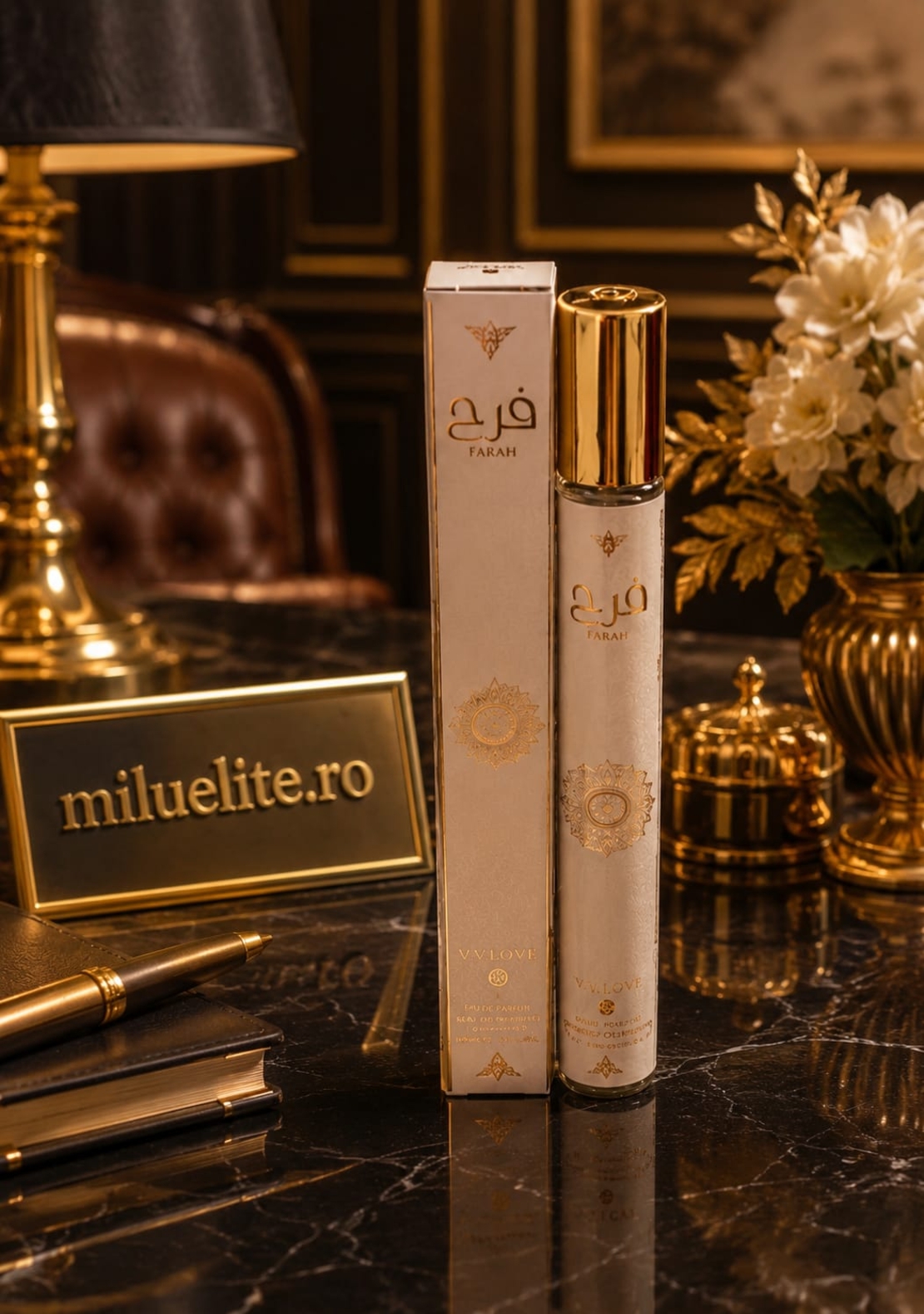 Apa de Parfum FARAH, 35 ml – Parfum de Buzunar cu Note Orientale Premium