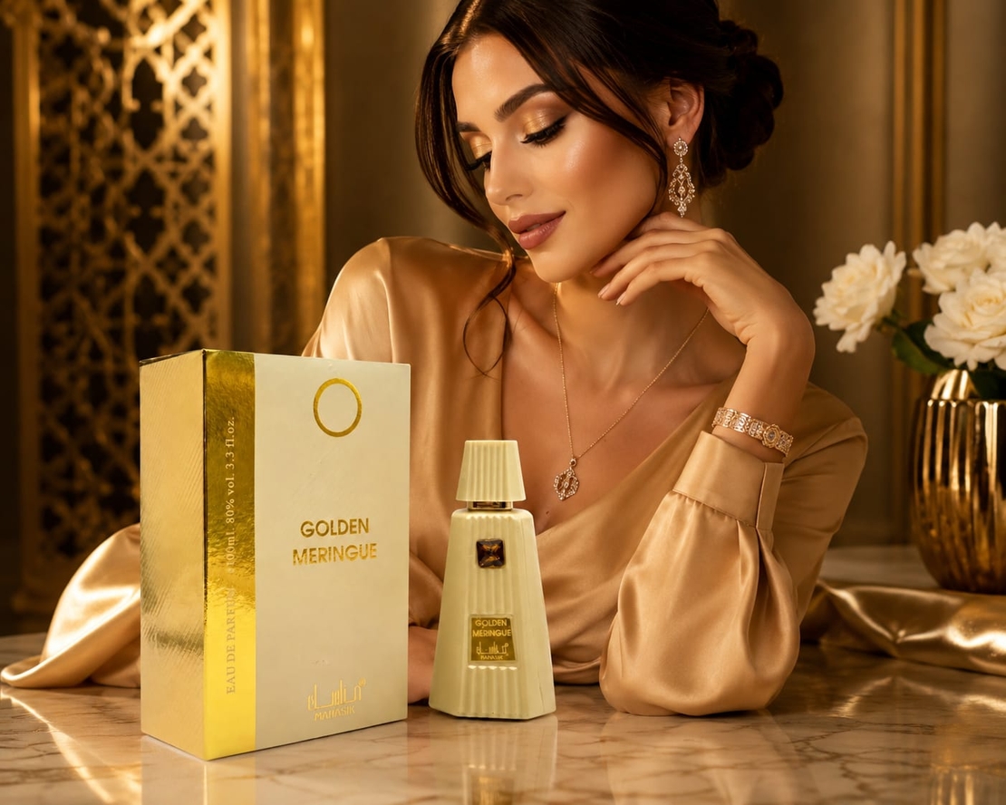 Parfum Golden Meringue Mahasik Eau de Parfum 100 ml – Aromă Dulce, Elegantă și Sofisticată