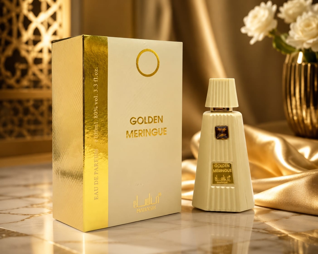 Parfum Golden Meringue Mahasik Eau de Parfum 100 ml – Aromă Dulce, Elegantă și Sofisticată