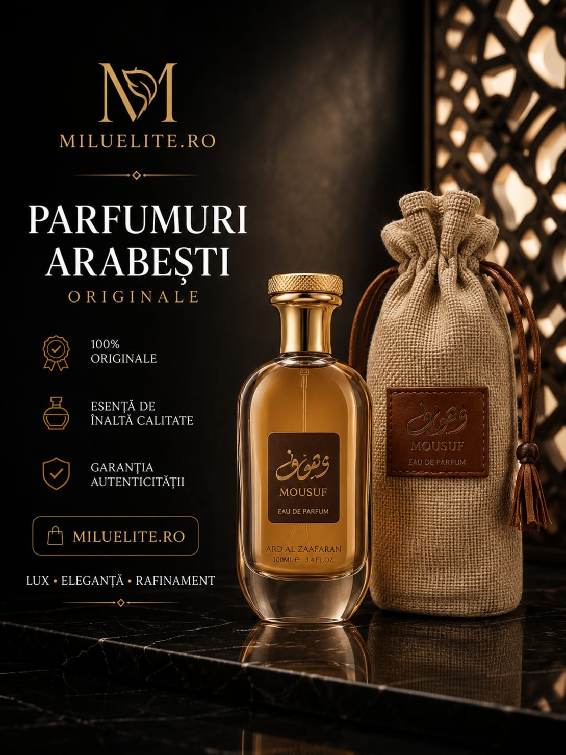 Mousuf Eau de Parfum 100 ml – Ard Al Zaafaran | Parfum Arabesc Original