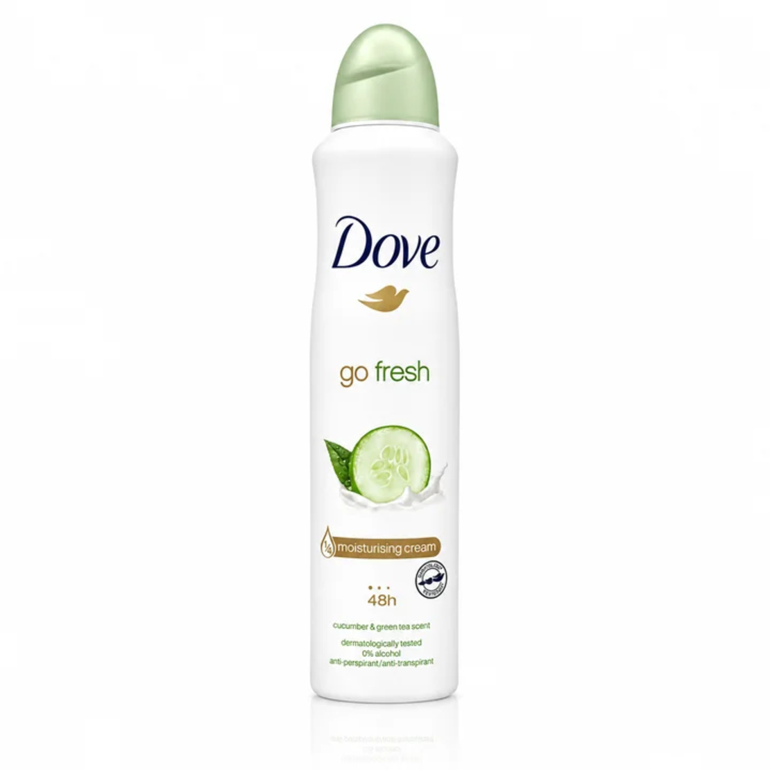 Deodorant Spray Antiperspirant Dove Go Fresh Cucumber & Green Tea, 250ml