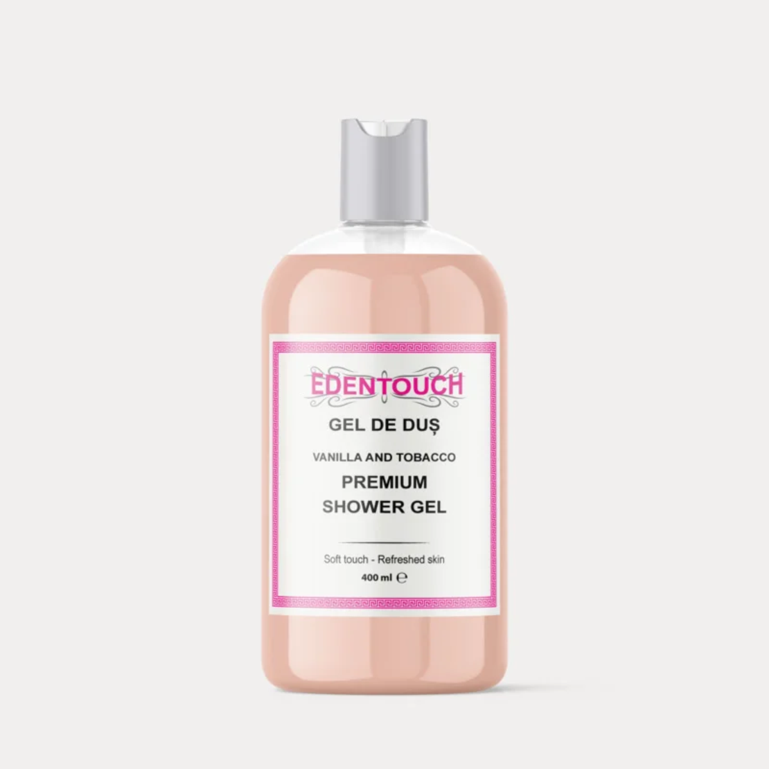Gel de Duș Premium EdenTouch Vanilla and Tobacco, Soft Touch, 400ml