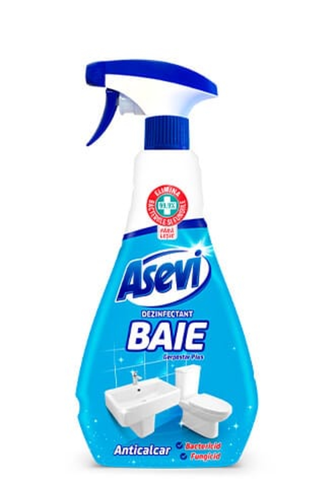 Dezinfectant pentru Baie Anticalcar Asevi Baie Gerodstar Plus, 750ml