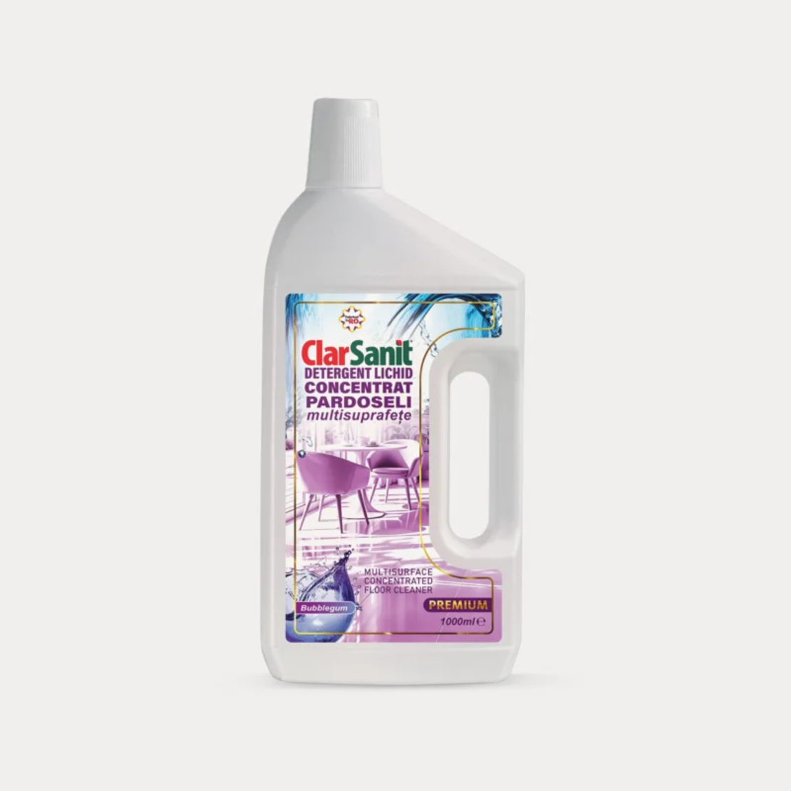 ClarSanit Detergent Lichid Concentrat Pardoseli Bubblegum Premium 750ml