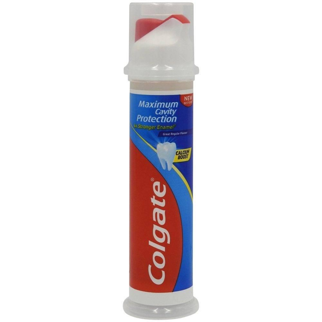 Pastă de Dinți Colgate Maximum Cavity Protection cu Pompă, 100ml