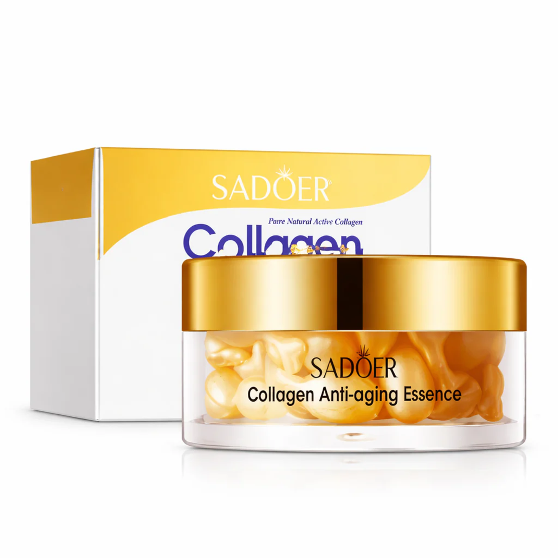 Capsule cu Ser de Față Anti-Aging Sadoer Collagen Anti-aging Essence, 30 bucăți