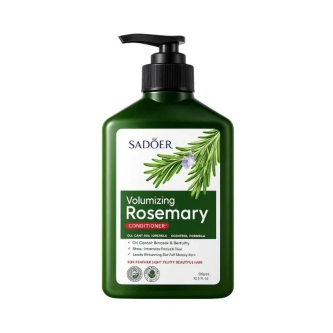 Balsam Volumizant Sadoer Volumizing Rosemary Conditioner Oil Control, 500ml