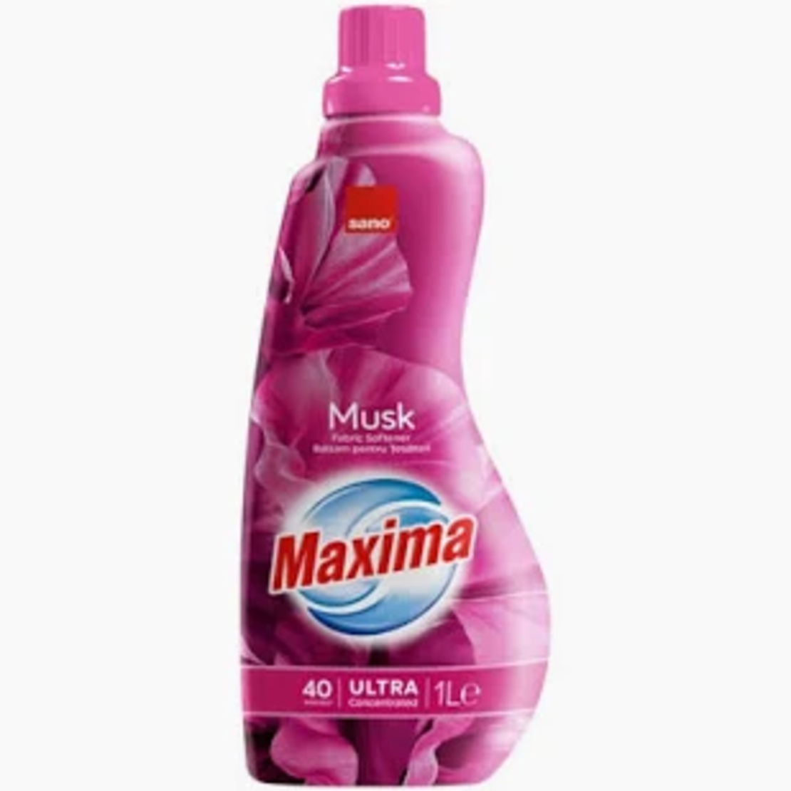 Balsam de Rufe Ultra Concentrat Sano Maxima Musk, 40 Spălări, 1L
