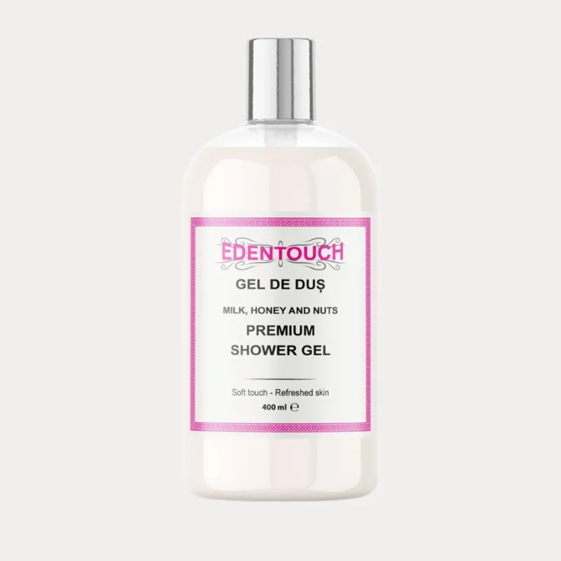 Gel de Duș Premium EdenTouch Milk, Honey and Nuts, Soft Touch, 400ml
