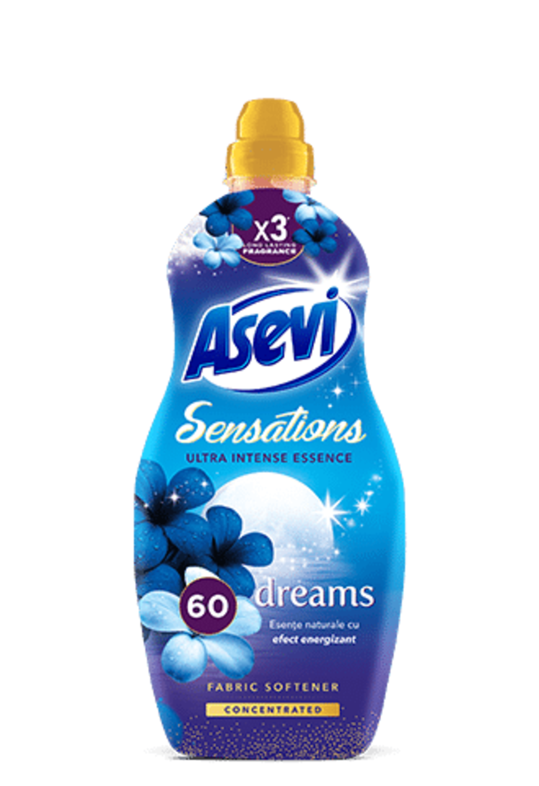 Balsam de Rufe Concentrat Asevi Sensations Dreams, 60 Spălări, 1.44L