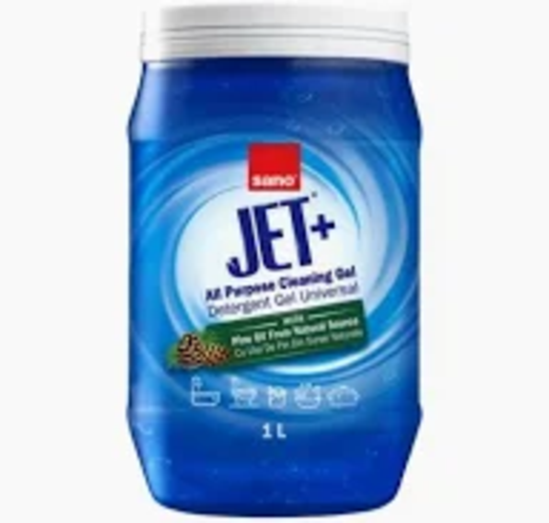 Detergent Gel Universal cu Ulei de Pin Sano Jet+ All Purpose Cleaning Gel, 1 L