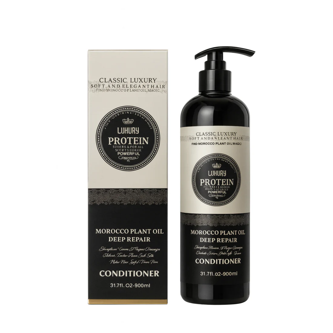 Balsam de Păr Profesional Luxury Protein Morocco Plant Oil Deep Repair, 900ml