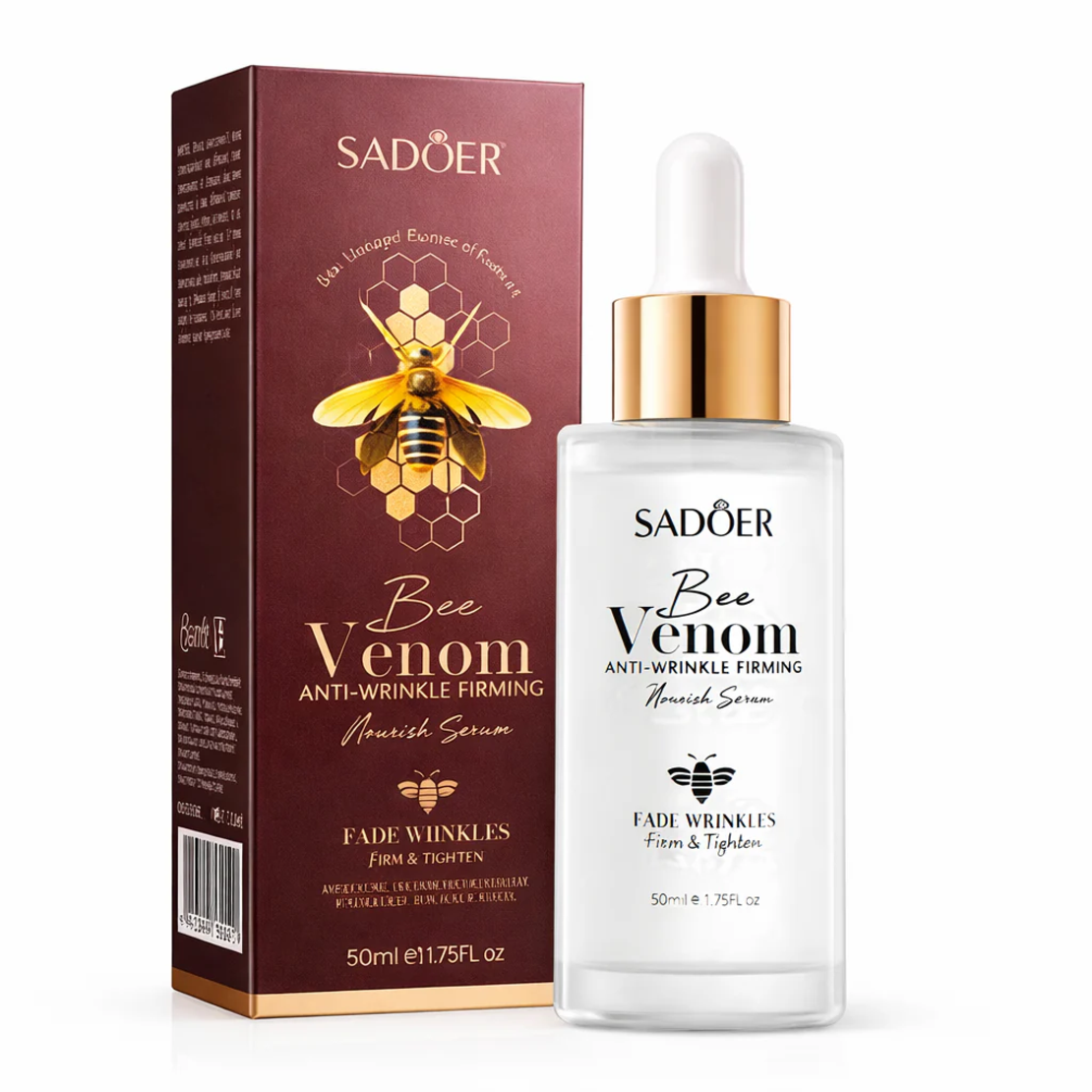 Ser Facial Anti-Rid Intensiv Sadoer Bee Venom Anti-Wrinkle Firming Nourish Serum, 50ml