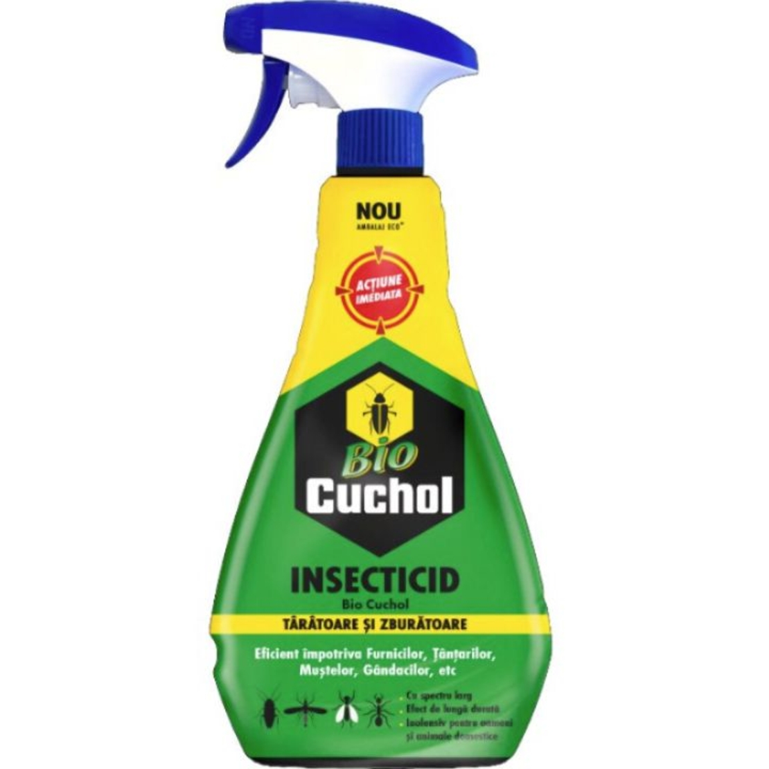 Insecticid ecologic pentru târâtoare și zburătoare Bio Cuchol, 650ml