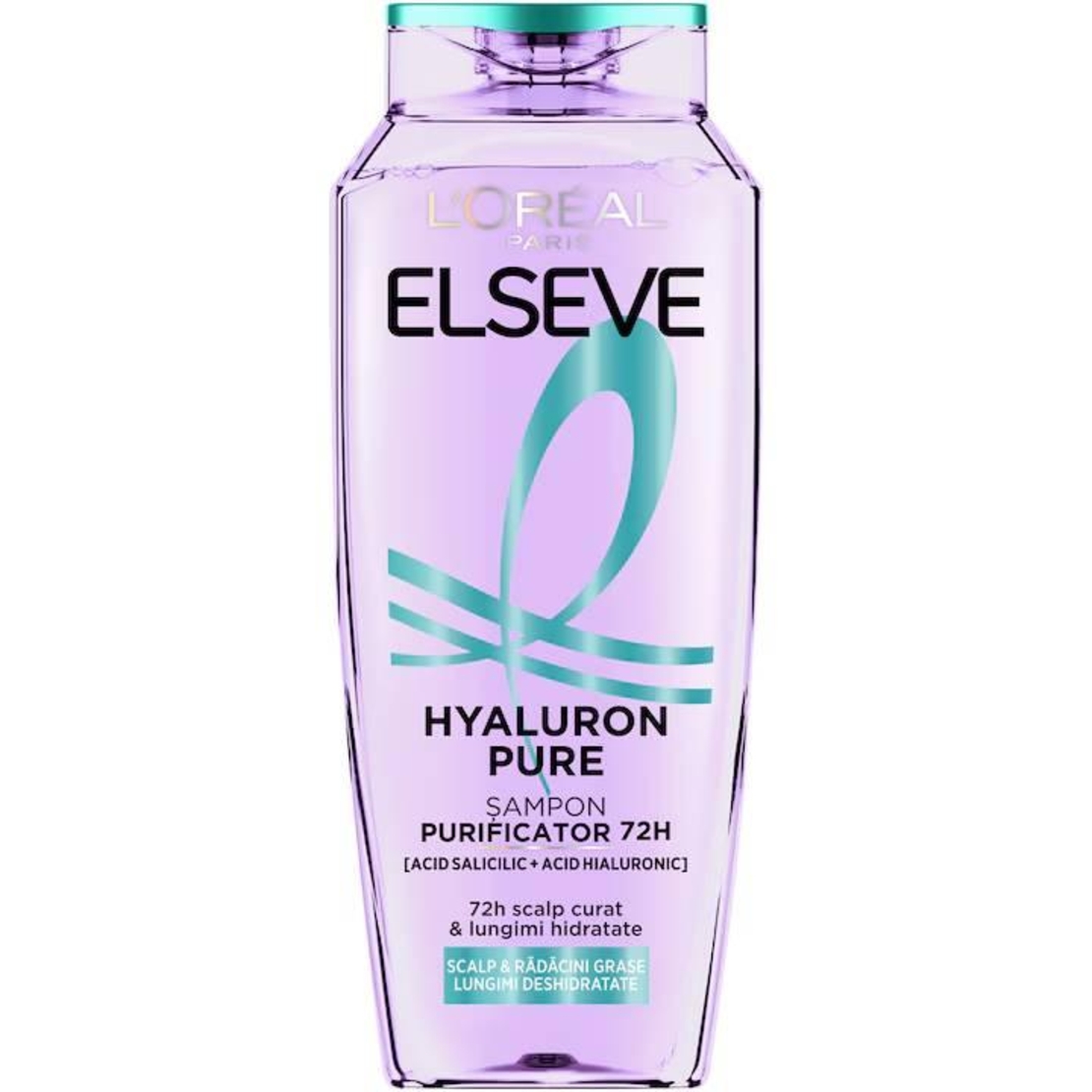 Șampon Purificator L'Oreal Elseve Hyaluron Pure 72H, 250ml