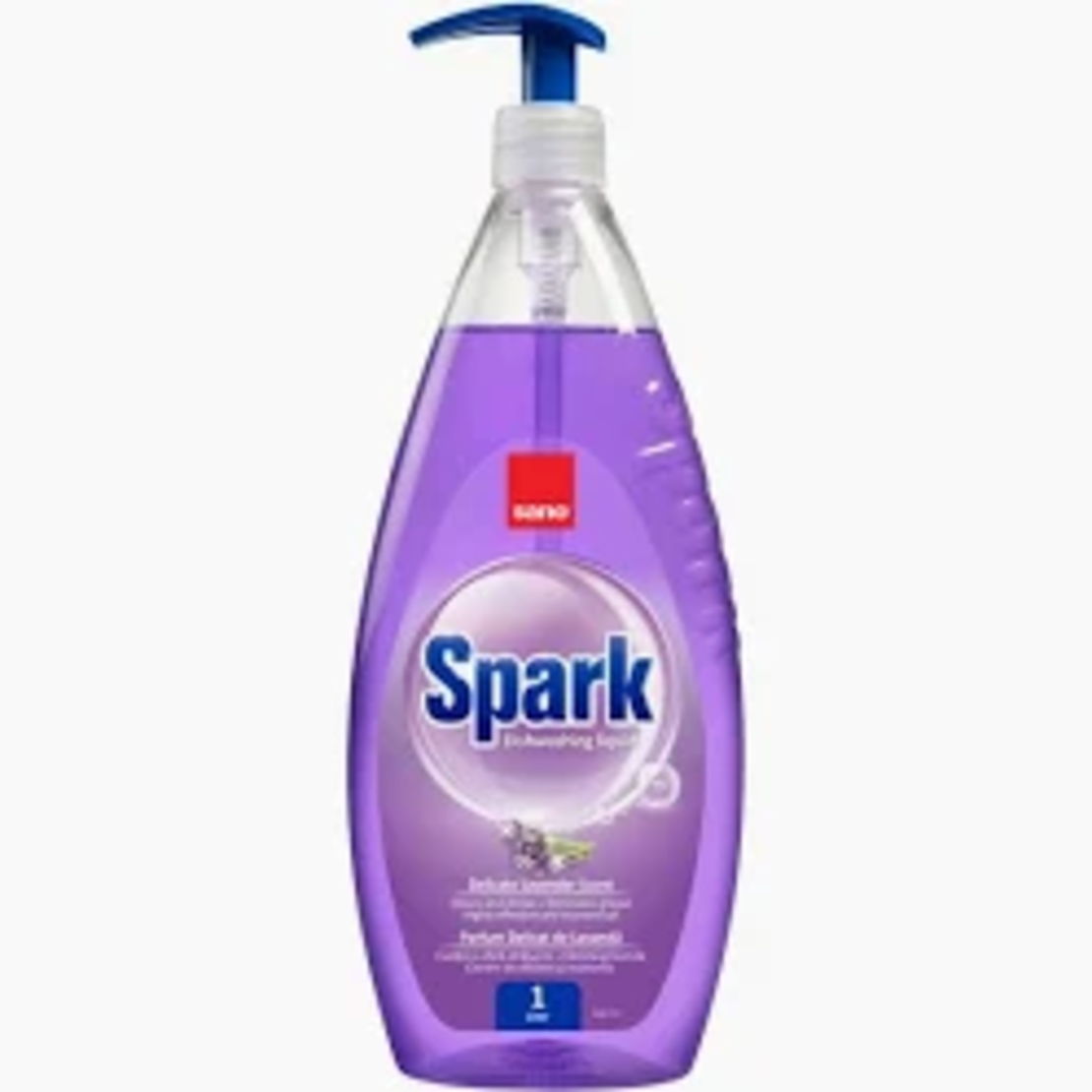 Detergent de Vase Sano Spark cu Parfum de Lavandă, cu Pompiță, 700ml