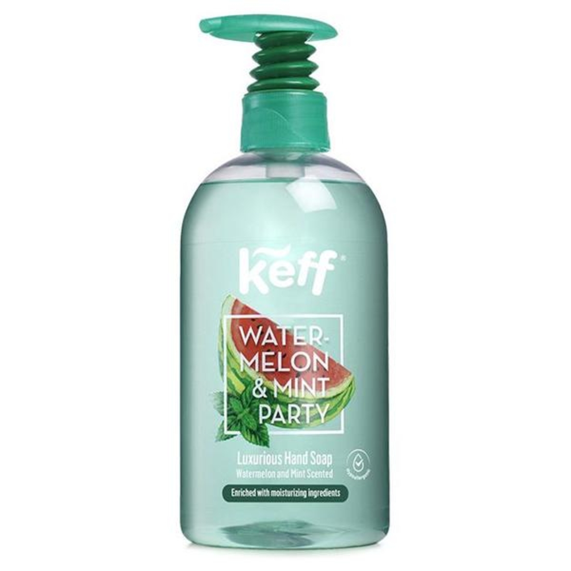 Sapun Lichid cu Pompita Keff Watermelon & Mint Party, 500ml
