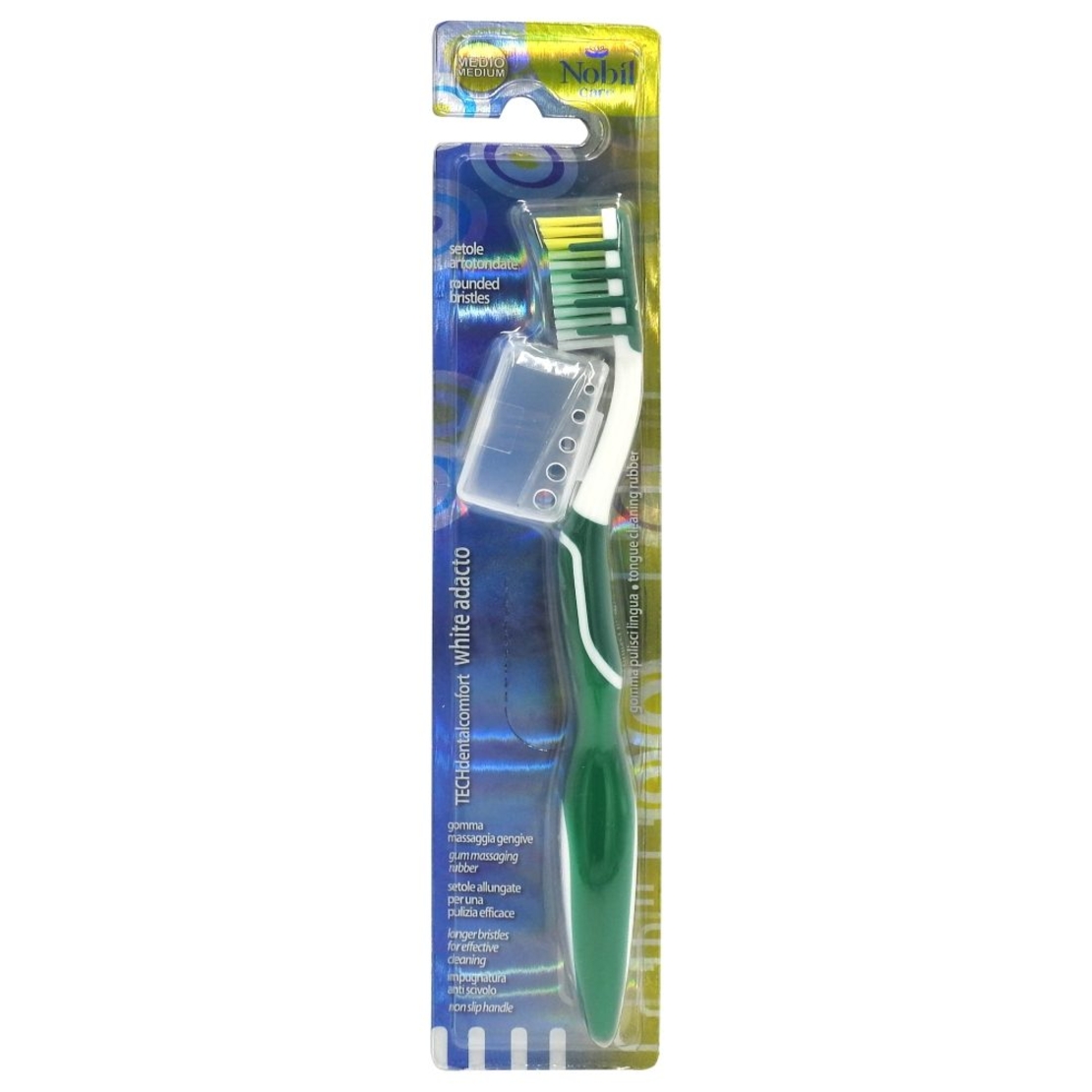 Periuță de dinți Nobil Care Tech Dental Comfort White Adacto, Medium
