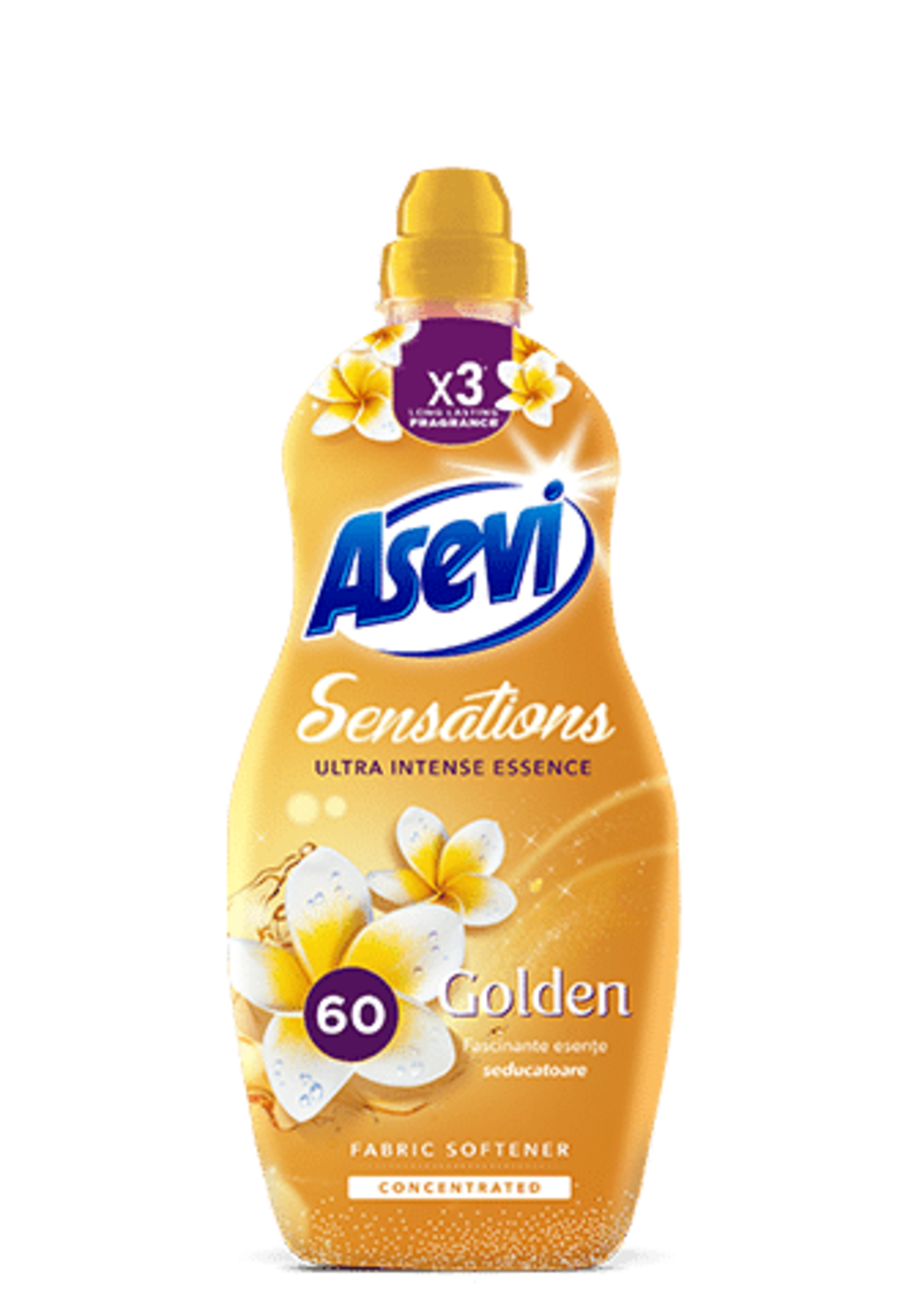 Balsam de Rufe Concentrat Asevi Sensations Golden, 60 Spălări, 1.44L