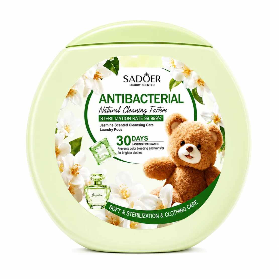 Capsule Detergent de Rufe Sadoer Antibacterial Jasmine Scent, 36 bucati