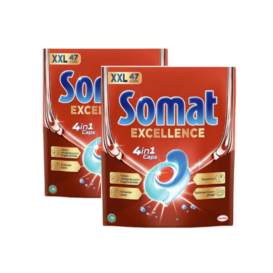 Capsule pentru Mașina de Spălat Vase Somat Excellence 4in1, Pachet XXL, 47 Bucăți