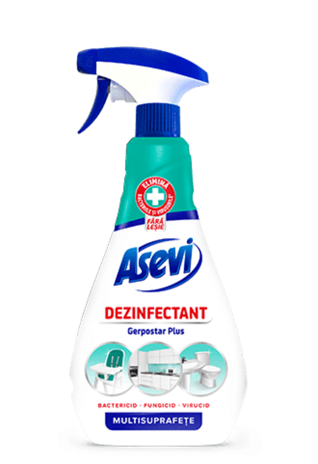 Asevi Dezinfectant Multisuprafețe Gerpostar Plus Spray 750ml
