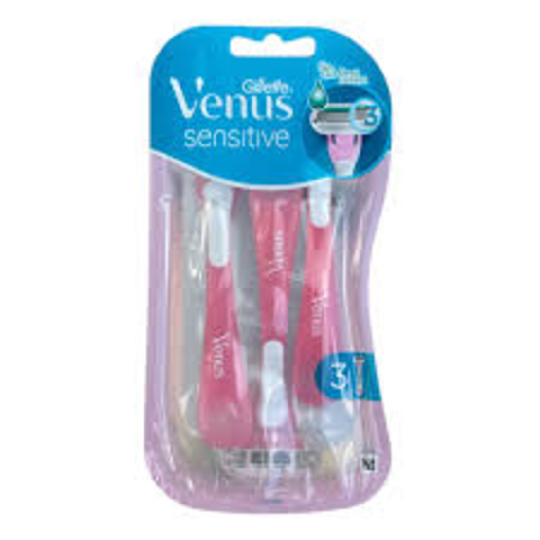 Aparat de Ras de Unică Folosință pentru Femei Gillette Venus Sensitive, Set 3 Bucăți