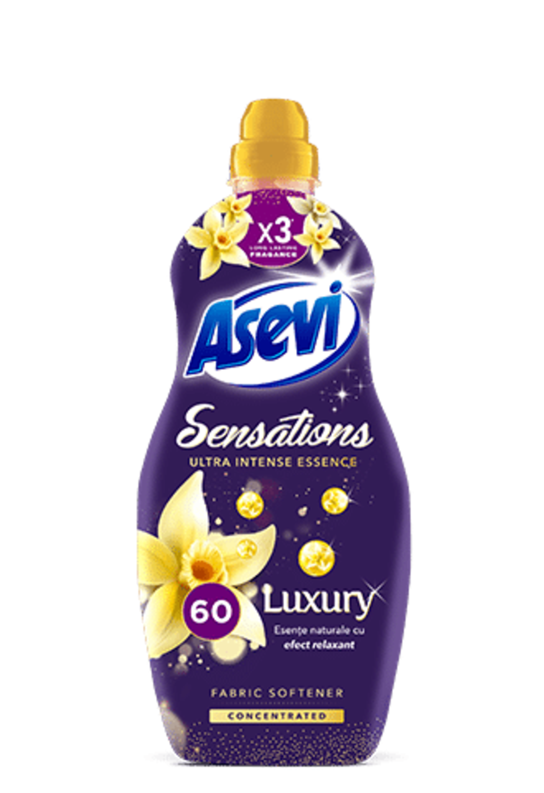 Balsam de Rufe Concentrat Asevi Sensations Luxury, 60 Spălări, 1.44L