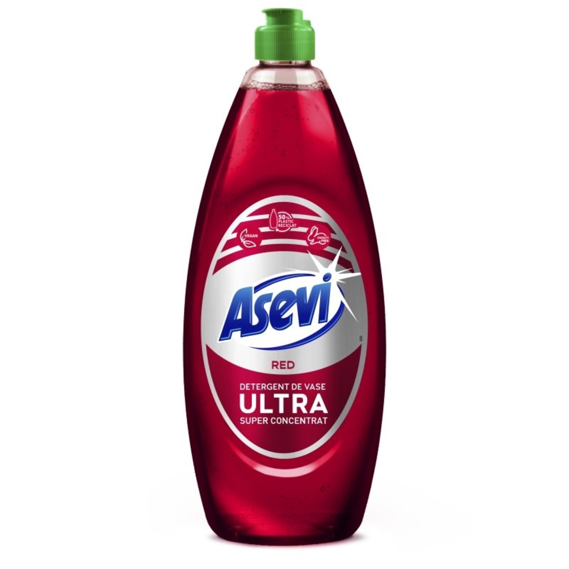 Detergent de Vase Ultra Super Concentrat Asevi Red, 650ml