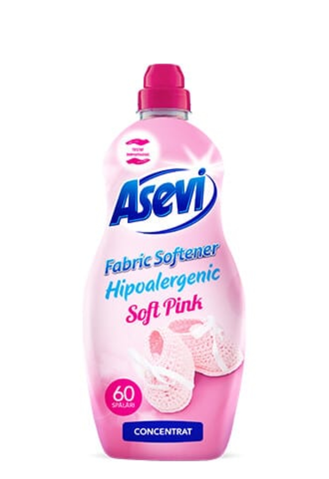 Balsam de Rufe Concentrat Asevi Hipoalergenic Soft Pink, 60 Spălări
