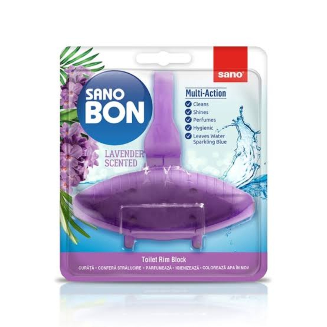Săpun Odorizant pentru Vasul Toaletei Sano Bon Multi Action Lavandă, 55g
