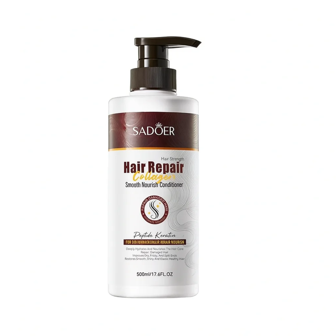Balsam Reparator Sadoer Hair Repair Collagen Smooth Nourish Conditioner, 500ml