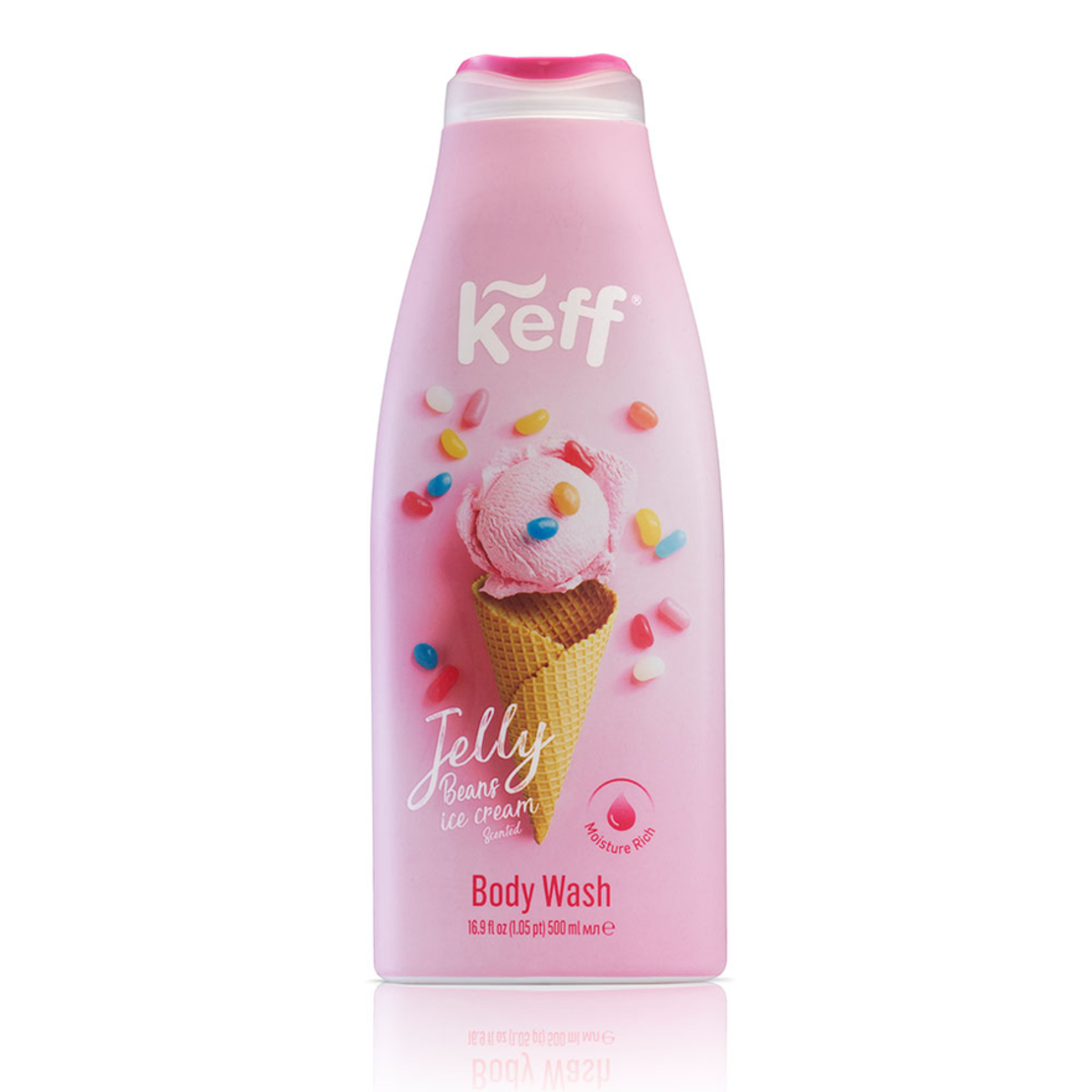 Gel de Dus Keff Body Wash Jelly Beans Ice Cream, 500ml