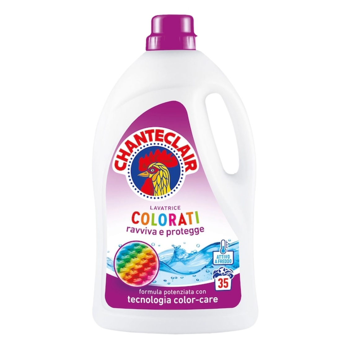 Detergent Lichid pentru Rufe Colorate Chanteclair Colorati, 35 Spălări, 1.575L