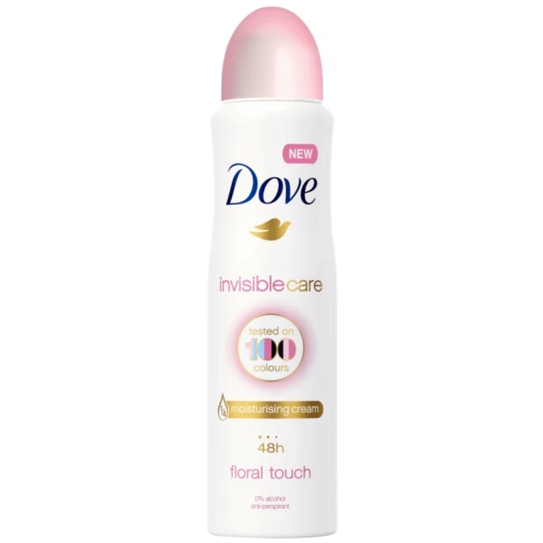 Deodorant Spray Antiperspirant Dove Invisible Care Floral Touch, 250ml