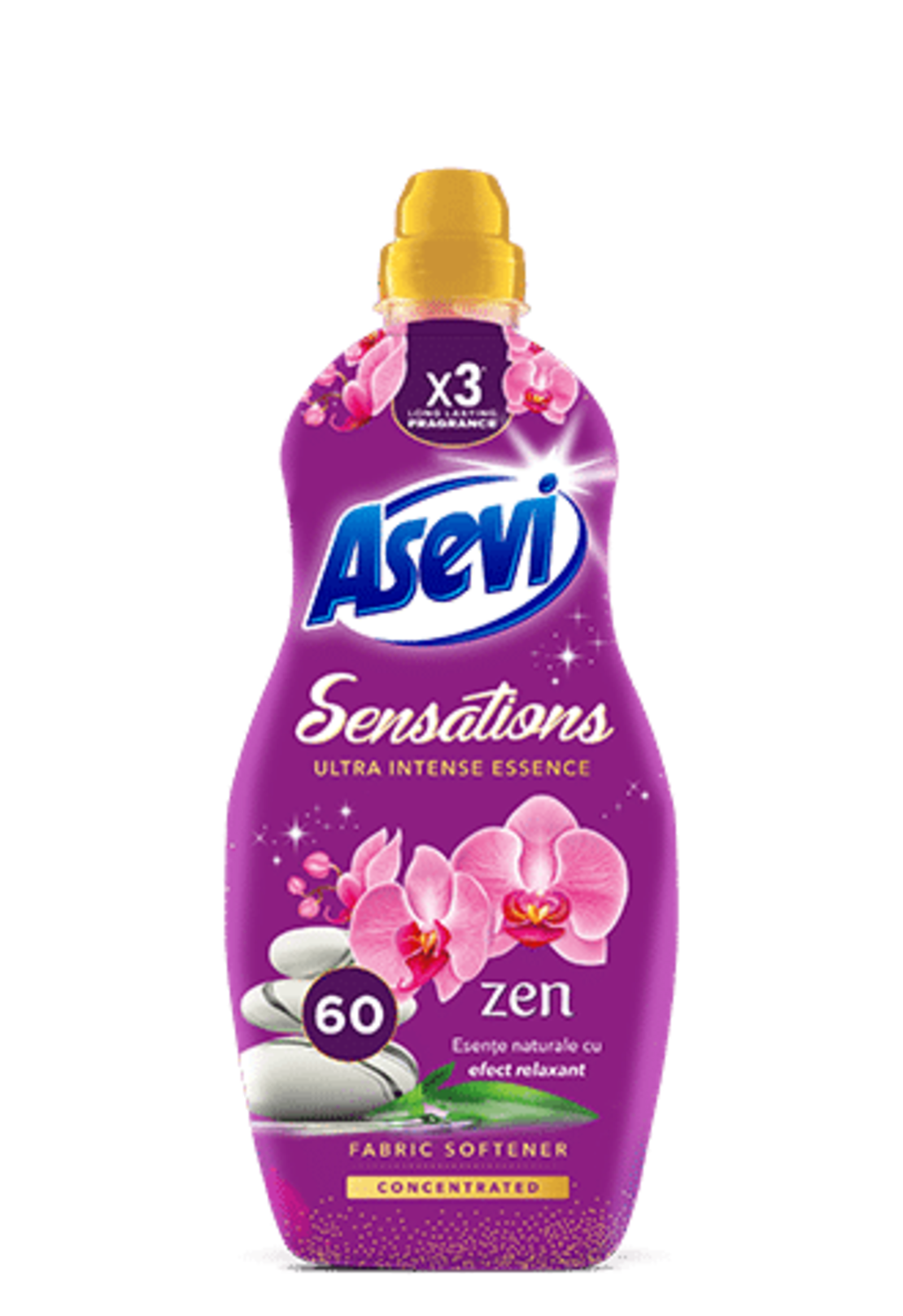 Balsam de Rufe Concentrat Asevi Sensations Zen, 60 Spălări, 1.44L