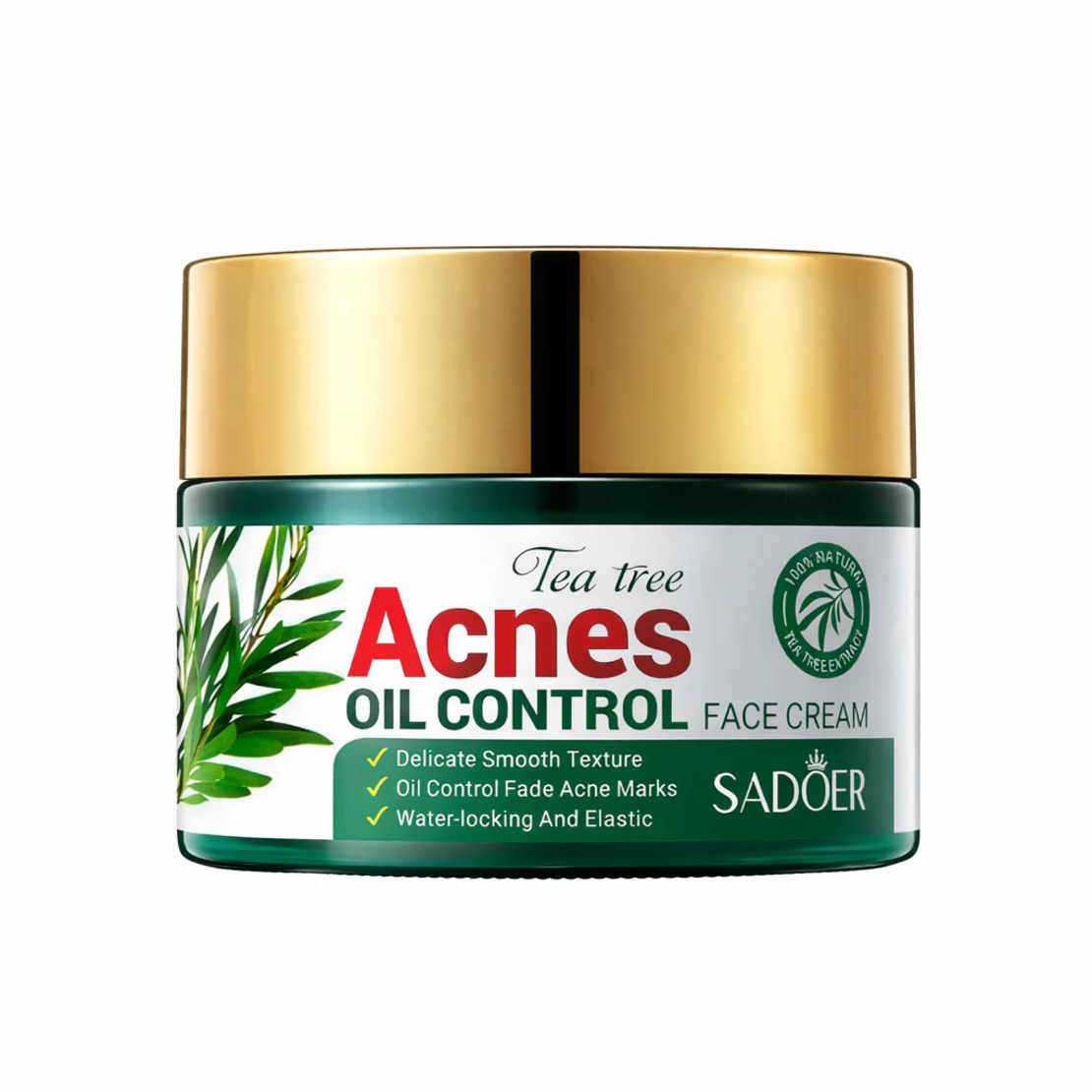 Crema de față SADOER Tea Tree Acnes Oil Control Anti Acne 50g