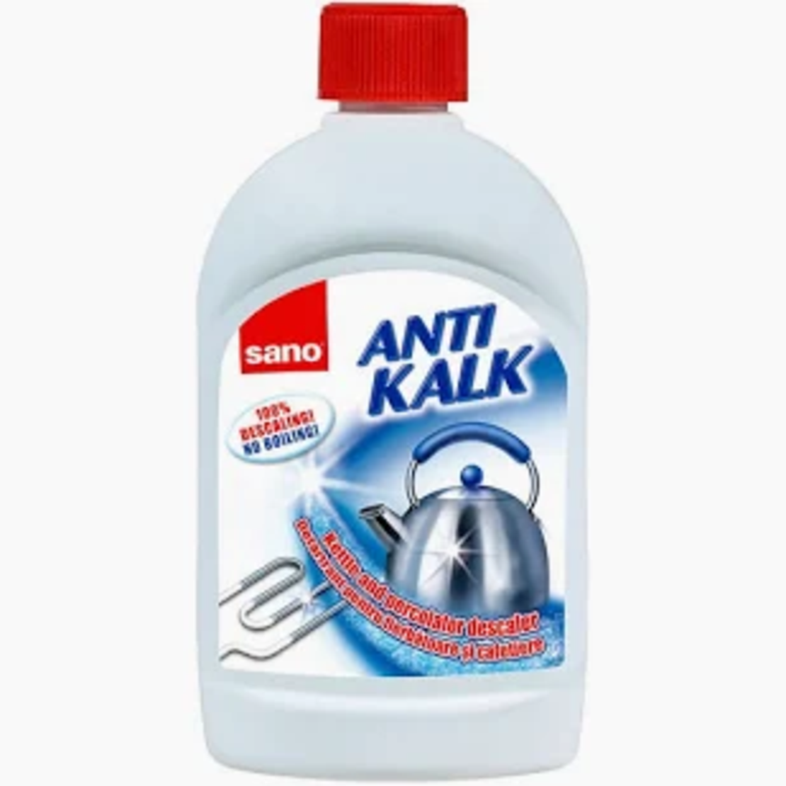 Soluție Decalcită Sano Anti Kalk pentru Fierbătoare și Cafetiere, 500ml