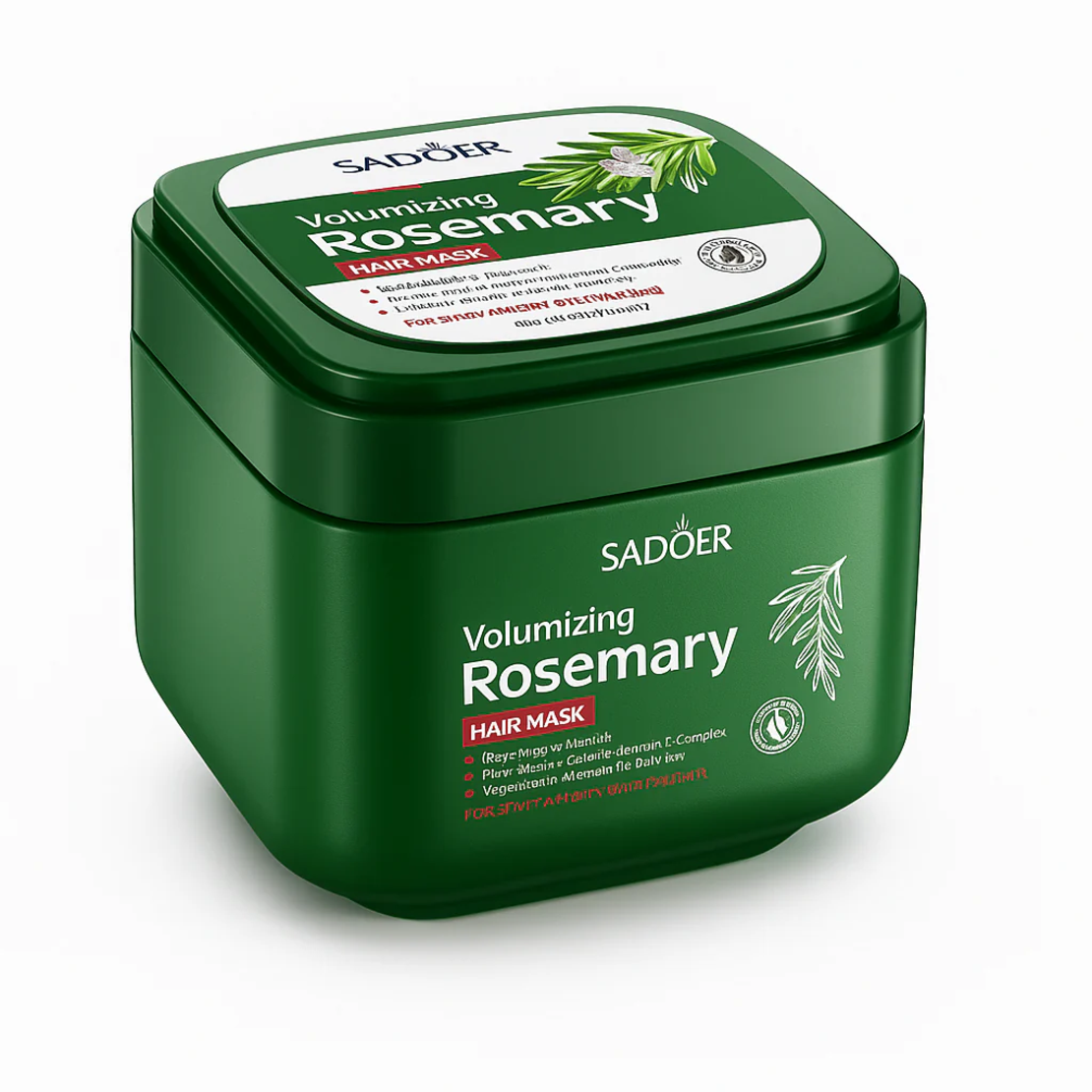 Mască de Păr Volumizantă Sadoer Volumizing Rosemary Hair Mask Oil Control, 500g
