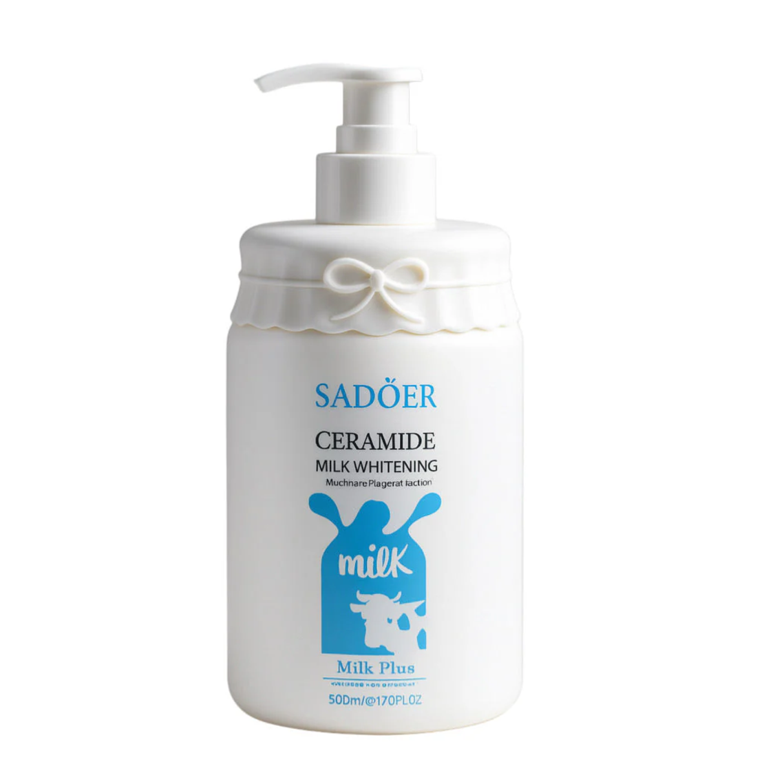 Gel de duș iluminator cu ceramide și proteine din lapte Sadoer Milk Plus, 500ml