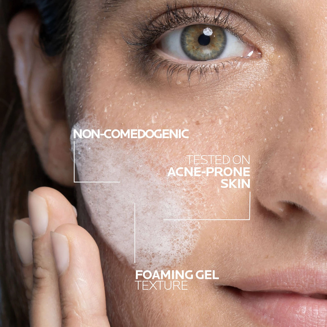 LA ROCHE POSAY Effaclar +M Gel Spumant Purifiant ten gras tendinta acneica x 400ml