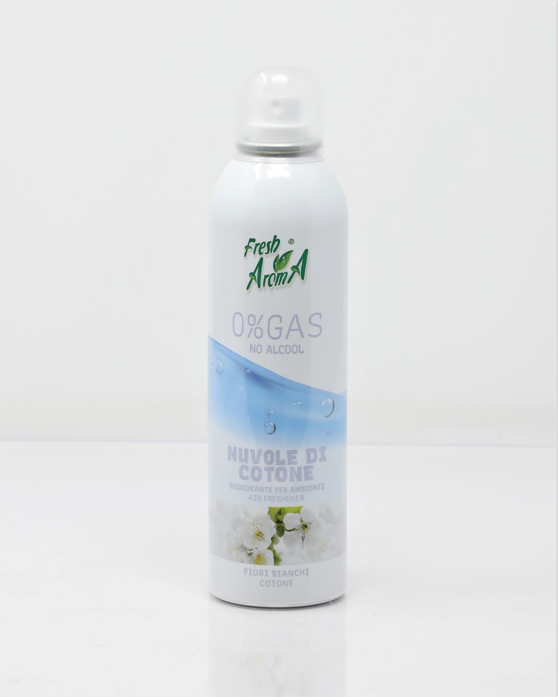 Fresh Aroma Spray de camera 0% Gaz, Nuvole di Cotone, 250 ml, fara alcool, recipient din aluminiu